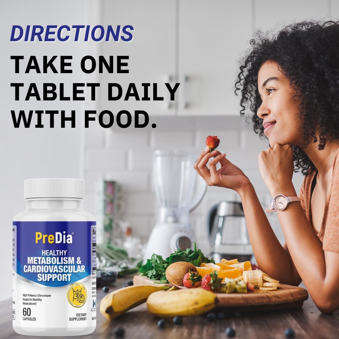 Chromium Supplement for Healthy Metabolism and Cardiovascular Support - PreDia