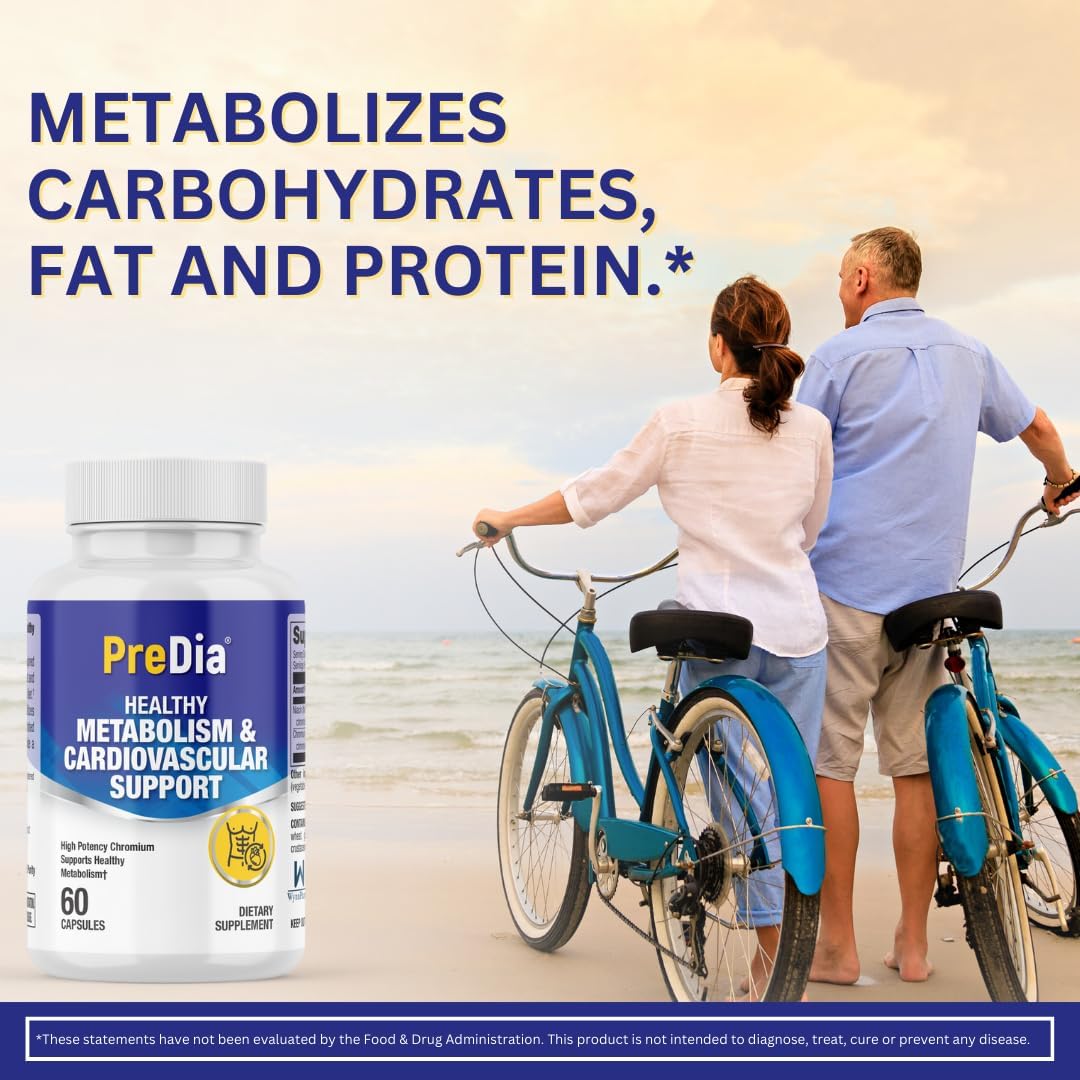 Chromium Supplement for Healthy Metabolism and Cardiovascular Support - PreDia
