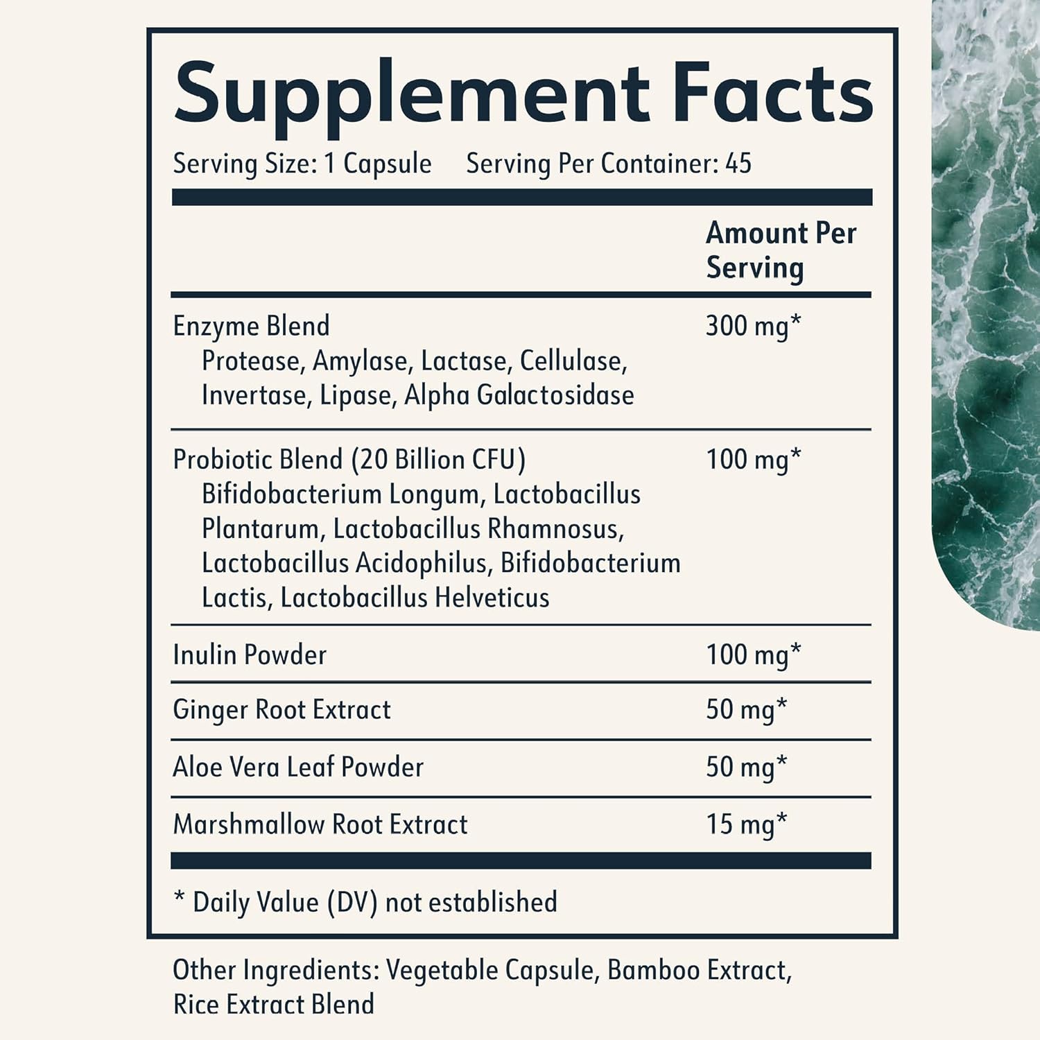 Cielo Daily Horizon Prebiotics and Probiotics - 20 Billion CFU Daily for Men and Women - Gut Health Support with Digestive Enzymes - 45 Day Supply