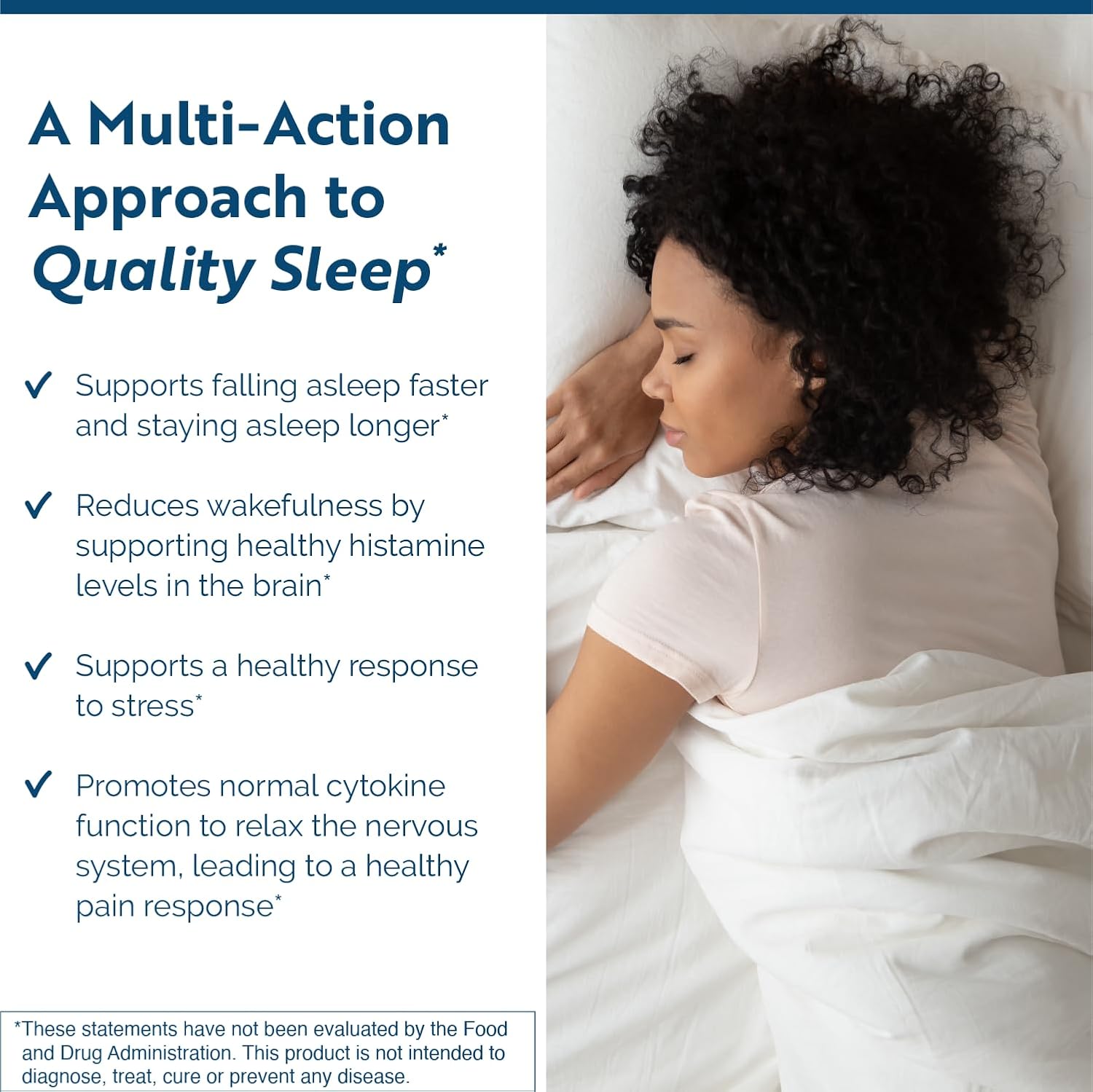 Circadian PM Supplement for Nervous System Health & Peaceful Sleep - L Theanine, 5 HTP, Valerian Root, GABA - 90 Capsules