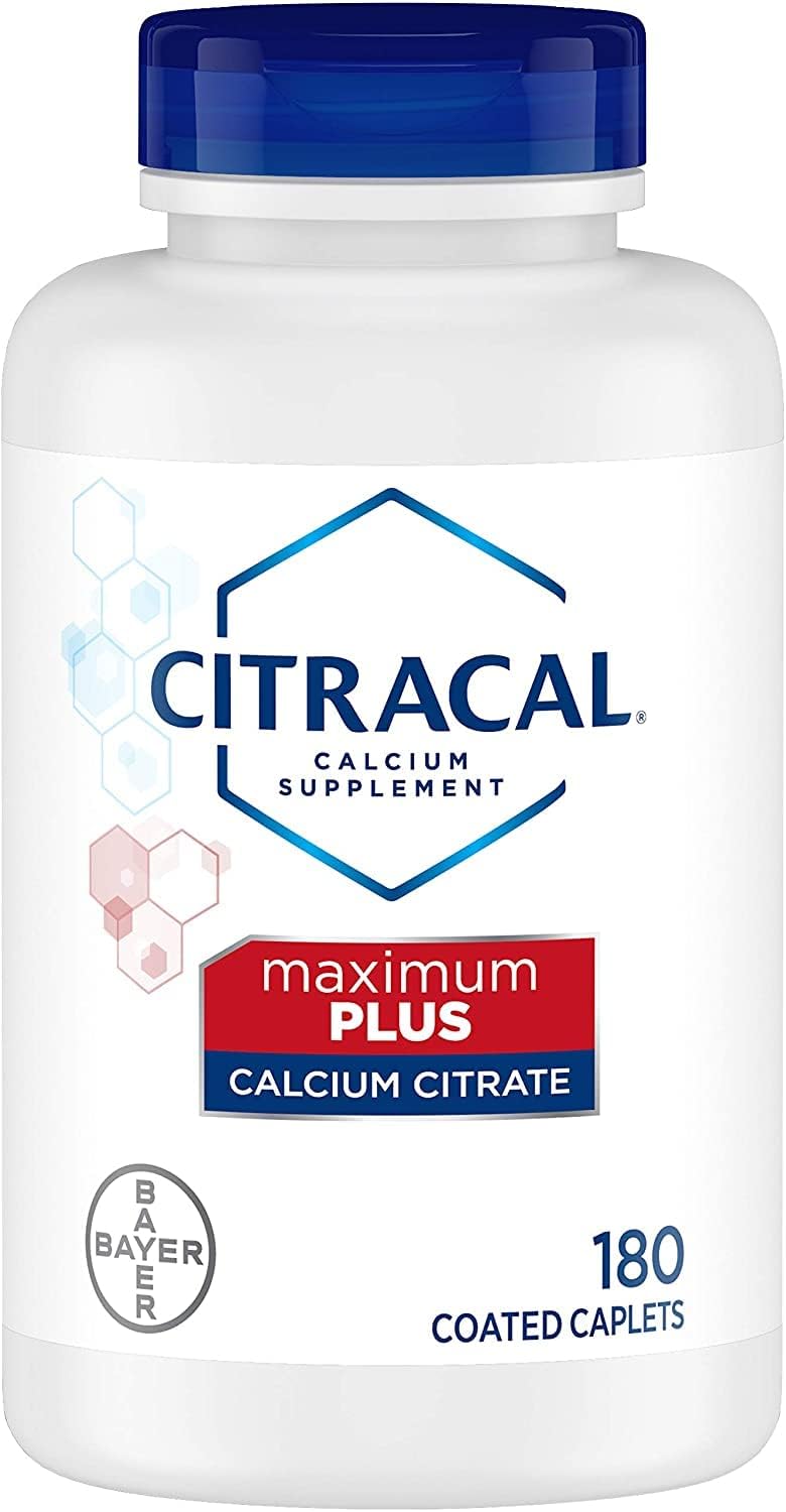 Citracal Calcium Citrate with Vitamin D Coated Caplets - 360 Caplets (2 Pack)
