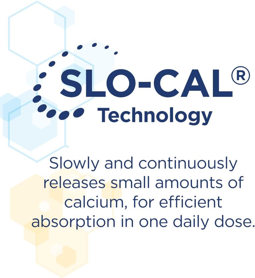 Citracal Slow Release 1200: Bone Health Support Calcium Supplement with Vitamin D3 - 80 Count