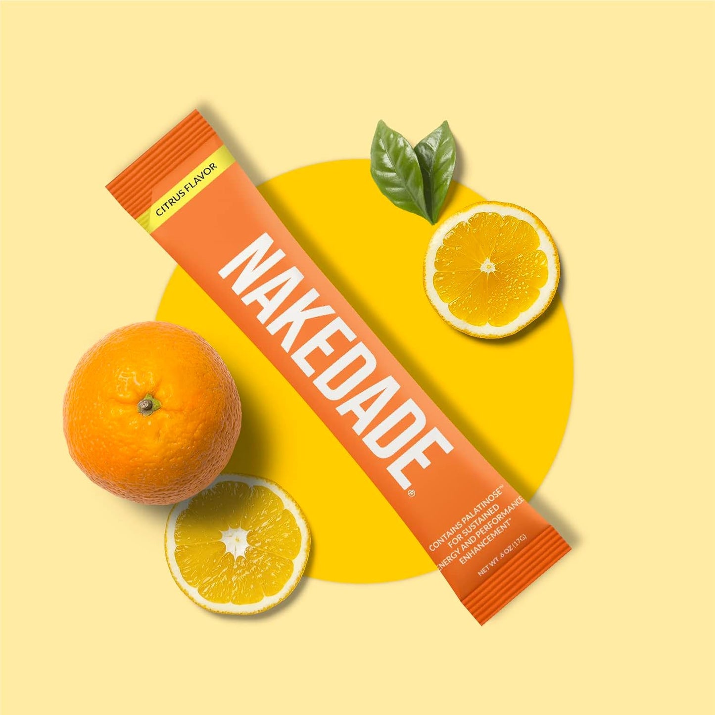 Citrus Flavored Naked Nutrition Nakedade Sports Drink Powder - GMO-Free, Gluten-Free Electrolyte Powder
