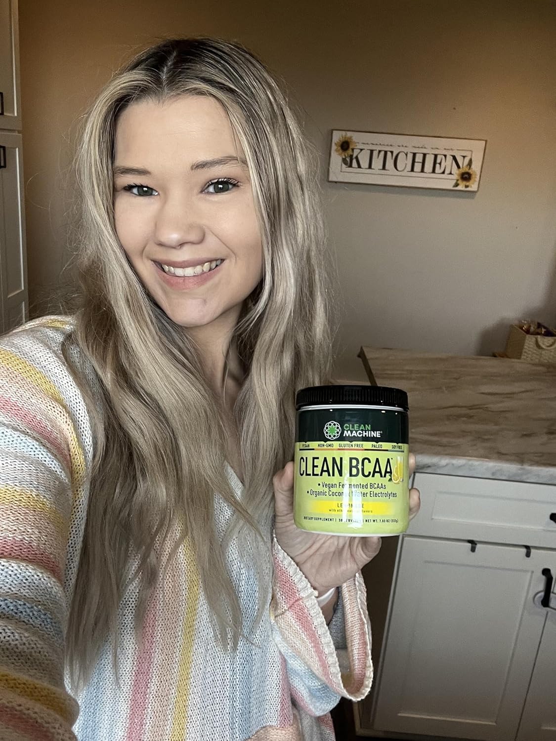 Clean Machine Clean BCAA Powder with Food Sourced BCAAs & Coconut Water Electrolytes - Vegan Amino Acid Supplement - 90 Servings, 3 Pack Variety Pack