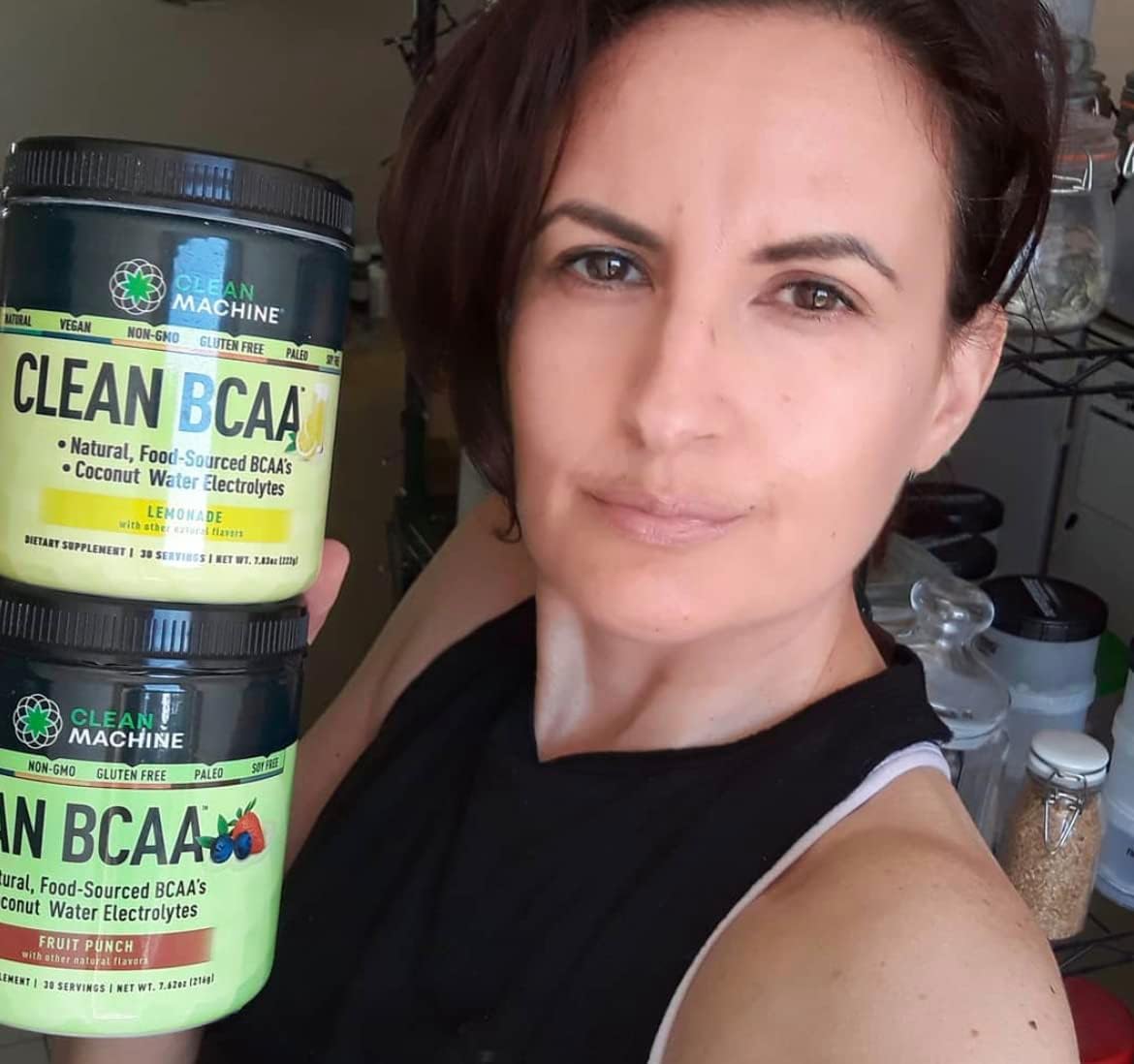 CLEAN MACHINE Clean BCAA Powder with Food Sourced BCAAs & Coconut Water Electrolytes - Vegan Recovery & Energy Supplement - Fruit Punch Flavor, 30 Servings