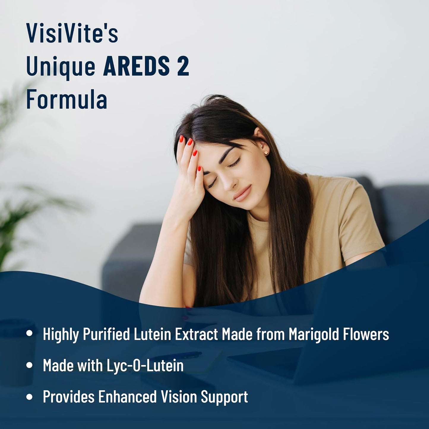 Clear Eye Vision Vitamins - VisiVite Super Lutein 444 Eye Formula - Lutein & Zeaxanthin Eye Supplements for Adults - Max Vision Support