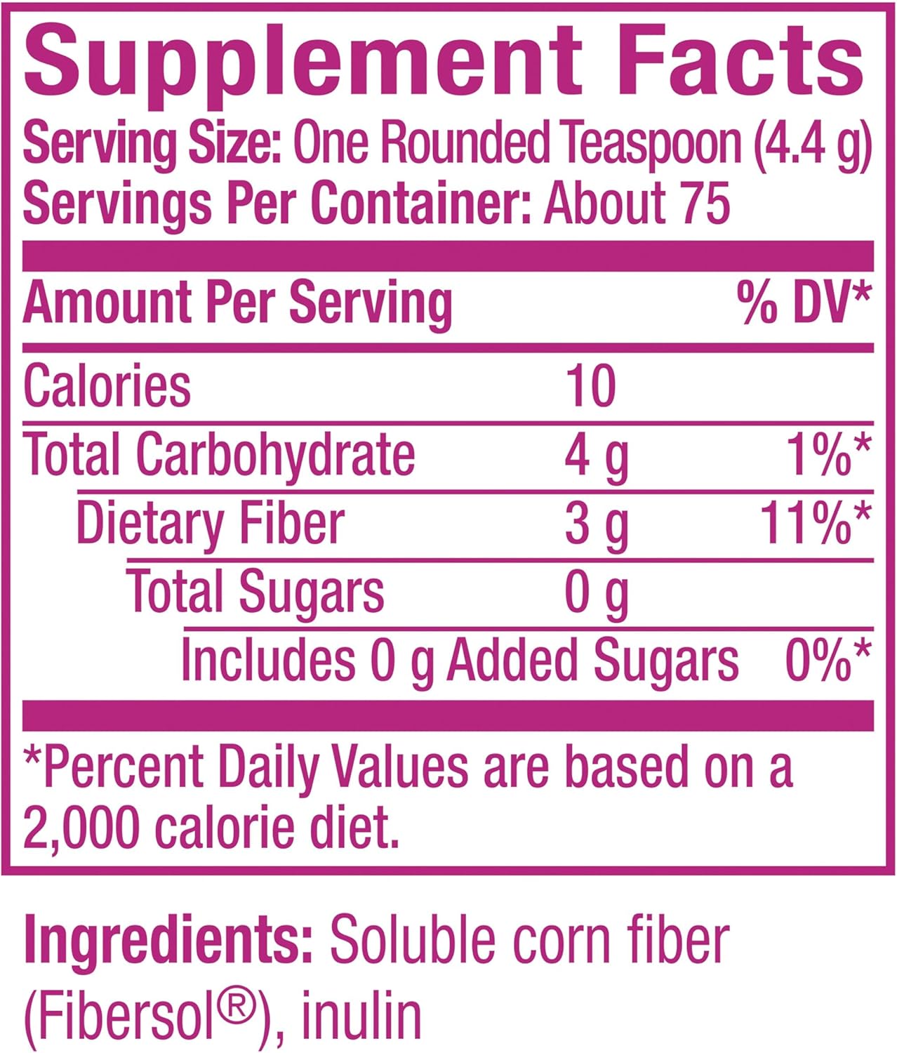 Clear Mixing Plant-Based Metamucil Fiber Supplement - 75 Teaspoons, No Grit, No Sugar, Daily Digestive Health