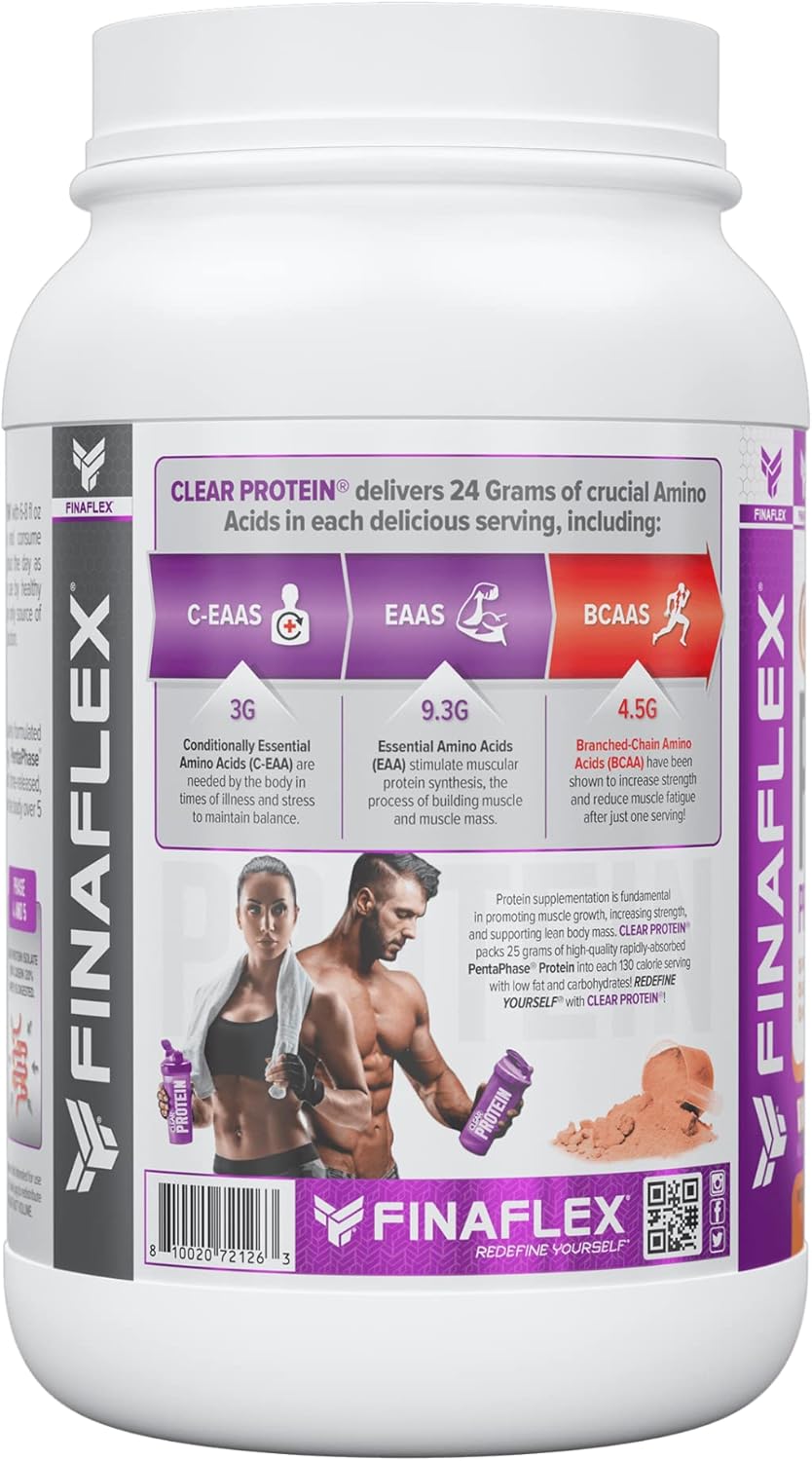 Clear Protein Vanilla Caramel 2lb: Enhances Muscle Performance & Growth - Milkshake Flavor - Low Carb, Low Fat, Gluten Free - 27 Servings