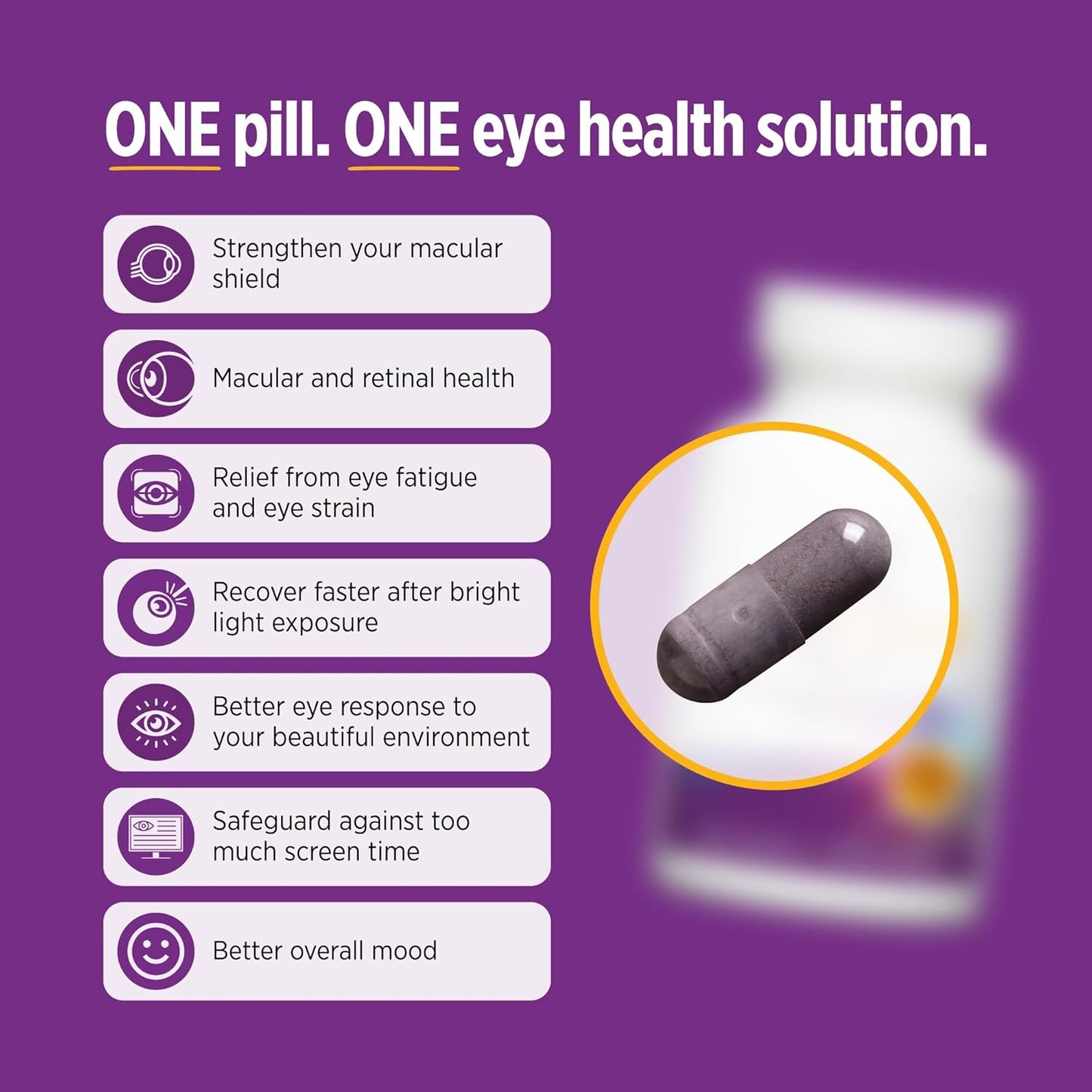 Clinical-Grade OcuGold: Doctors' Preferred Supplement for Macula & Retina Health - 30 Vegan Capsules