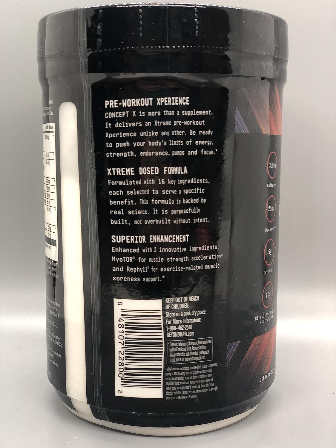 Clinically Dosed Pre-Workout Powder with Caffeine, L-Citrulline, Creatine, Beta-Alanine - Sweet & Tart Flavor - 20 Servings