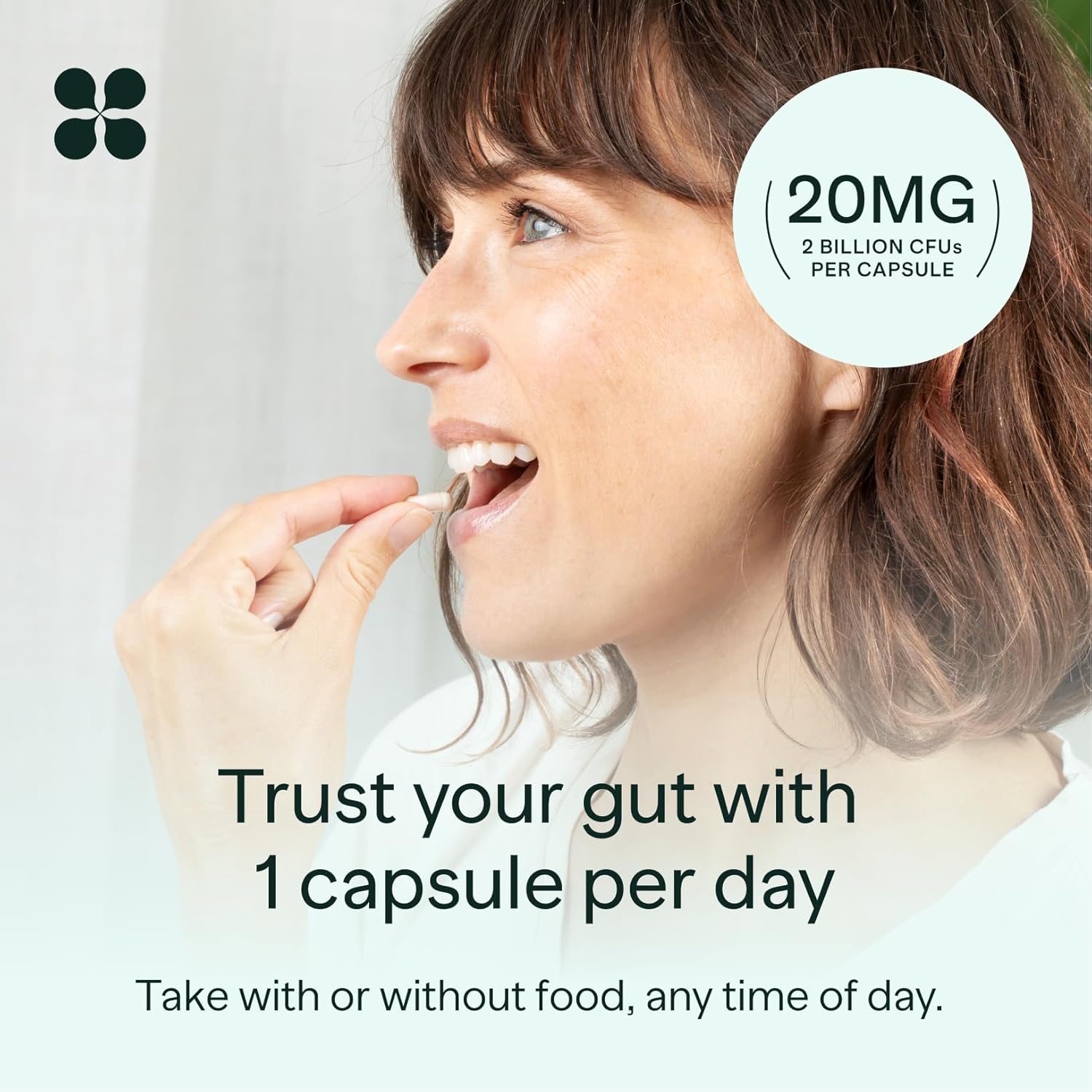 Clinically Studied MIOME IB-ONE Probiotic for IBS Relief - Unique Bacillus Coagulans IS-2 Supplement - Low FODMAP, Gluten Free - 30 Capsules