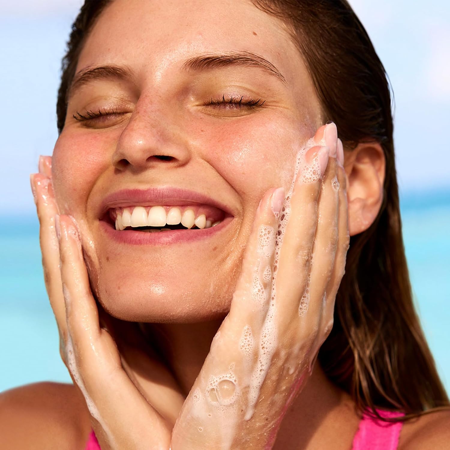 Coco & Eve Fruit Enzyme Cleanser - Water Based Gentle Cleanser for Radiant Skin - Refines Pores, Exfoliates, and Moisturizes with BHA, Prebiotic, Papaya Enzyme & Vitamin E - 4.06 fl oz