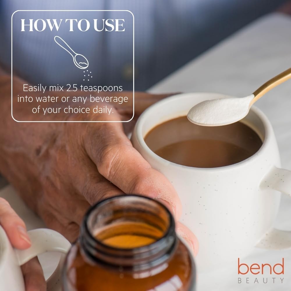 Coconut Flavored Marine Collagen Powder with Co-Factors | Hydrolyzed Fish Collagen Peptides with Vitamin C and Silicon | Promotes Healthy Hair, Skin, and Nails