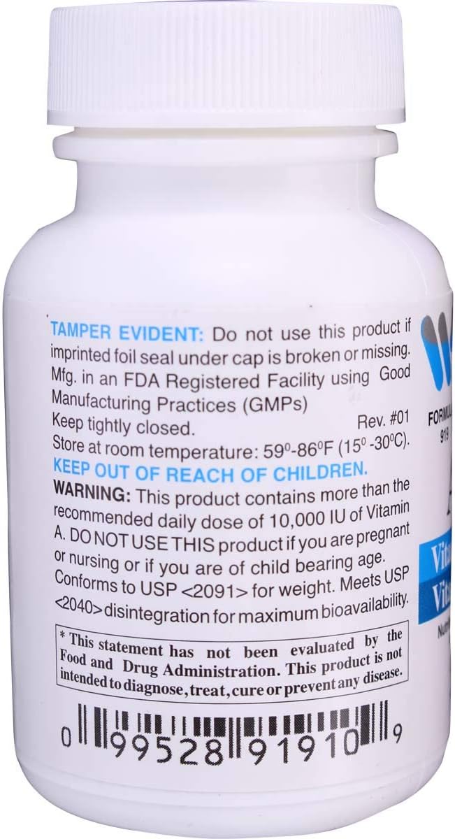 Cod Liver Fish Oil with Vitamin A 25,000 IU and Vitamin D3 1,000 IU by Wonder Laboratories