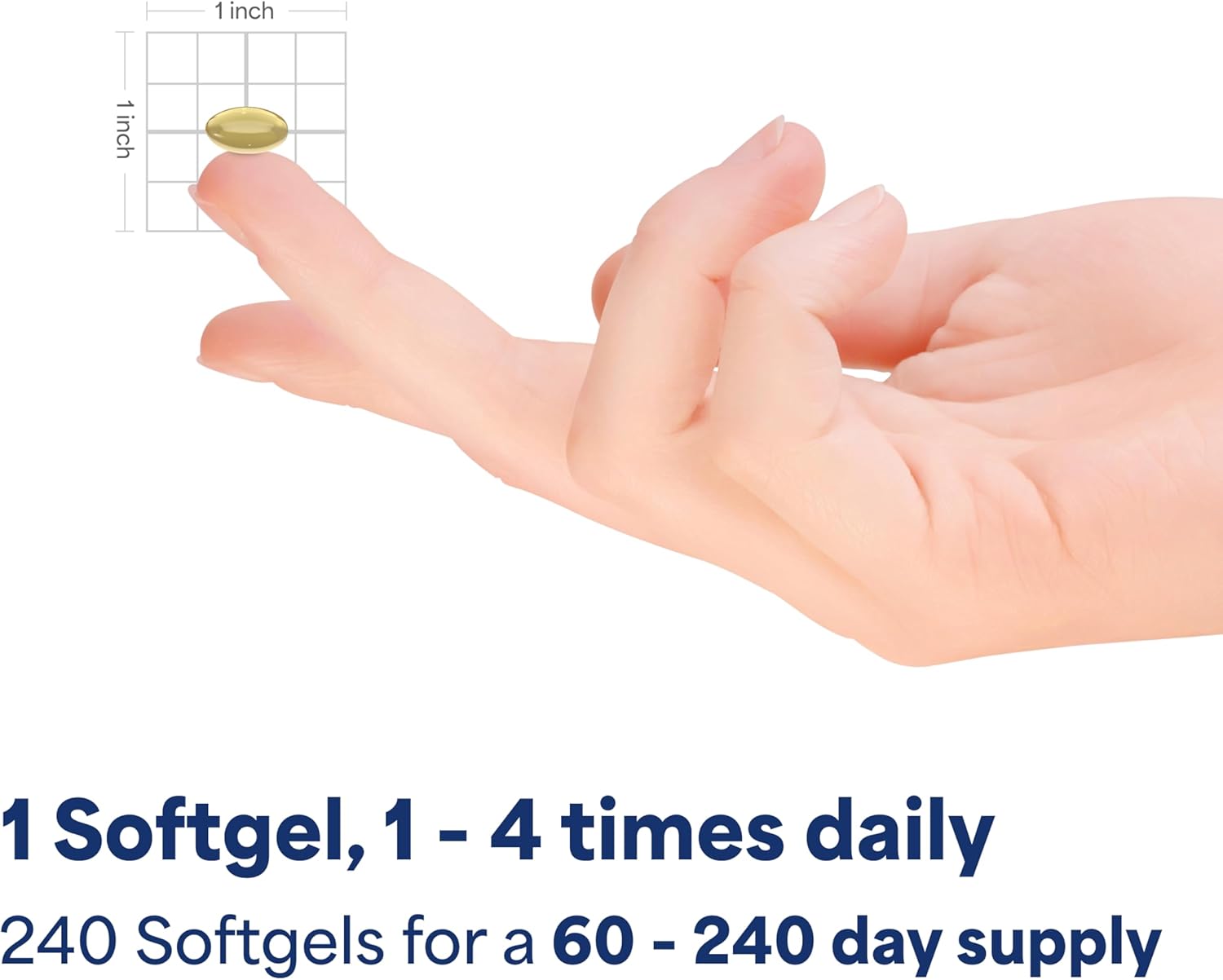 Coenzyme CoQ10 100mg Supplement for Heart Health & Aging Support - 240 Softgels