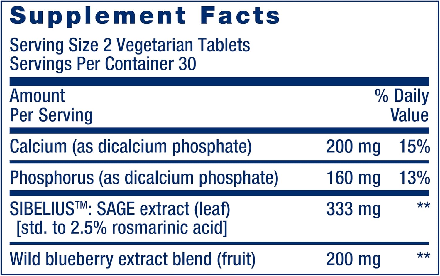 Cognitex Elite Pregnenolone Brain Health Supplement with Phosphatidylserine, Ashwagandha, Sage Extract, and More - 60 Vegetarian Tablets for Memory, Focus, and Cognition