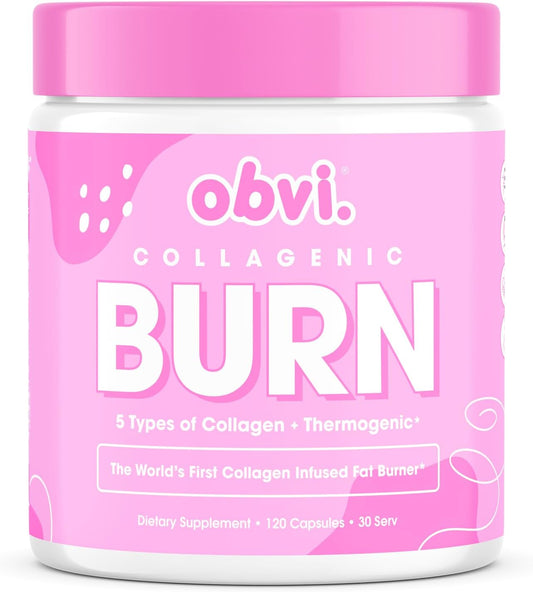 Collagen-Infused Thermogenic Supplement for Metabolism, Energy, and Focus - 120 Capsules