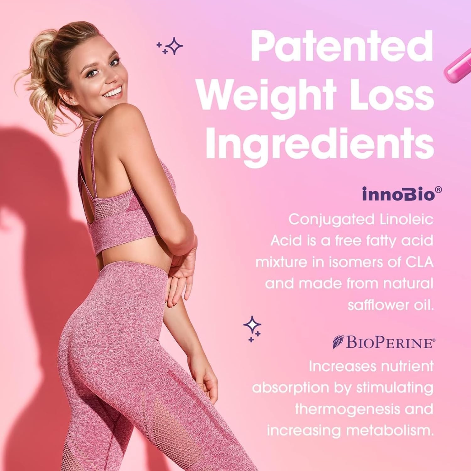 Collagen-Infused Thermogenic Supplement for Metabolism, Energy, and Focus - 120 Capsules