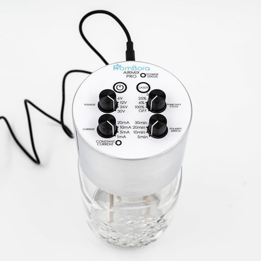 Colloidal Silver Generator with 99.99% Pure Silver Wire - AirMixPRO Technology - Compatible with US, UK, EU, AU Power Plug