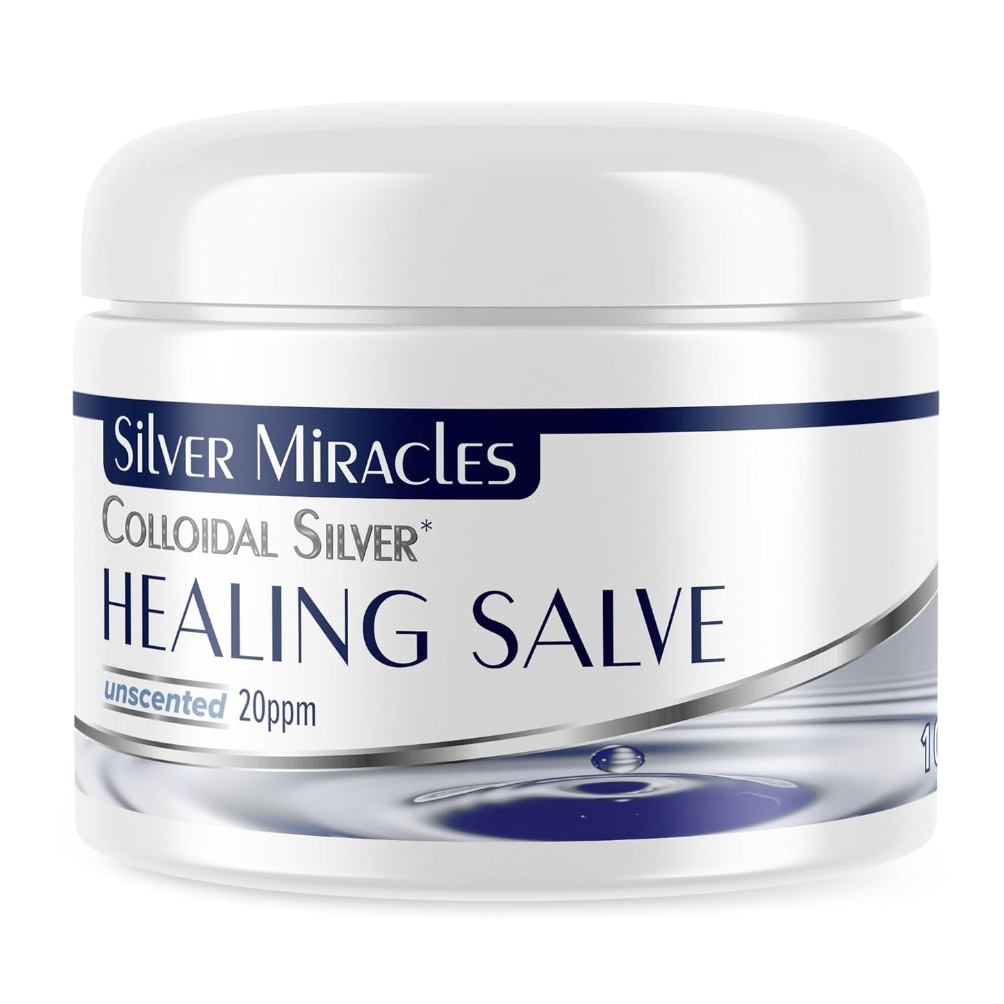 Colloidal Silver Healing Salve - Natural Silver Miracles Solution for Skin Care