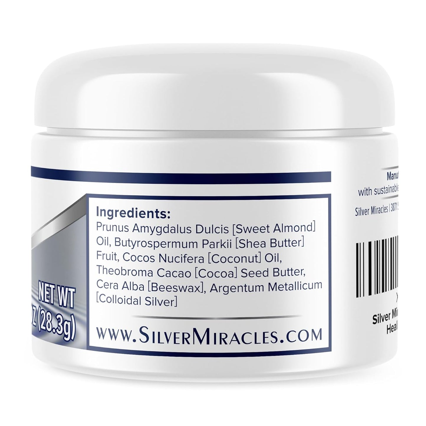 Colloidal Silver Healing Salve - Natural Silver Miracles Solution for Skin Care