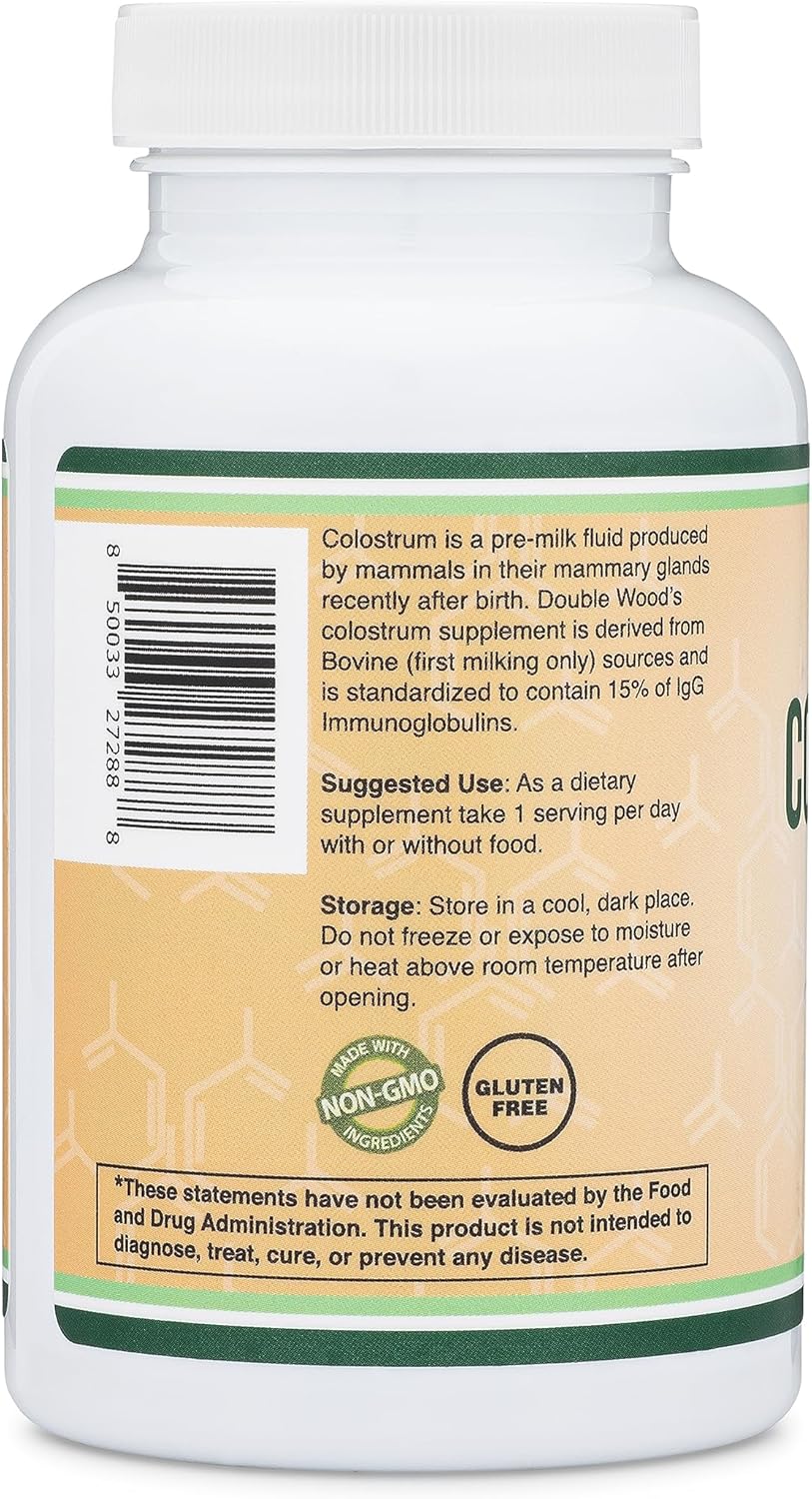 Colostrum and Magnesium L-Threonate Capsules Bundle - 120ct Colostrum Supplement + 100ct Magnesium L-Threonate