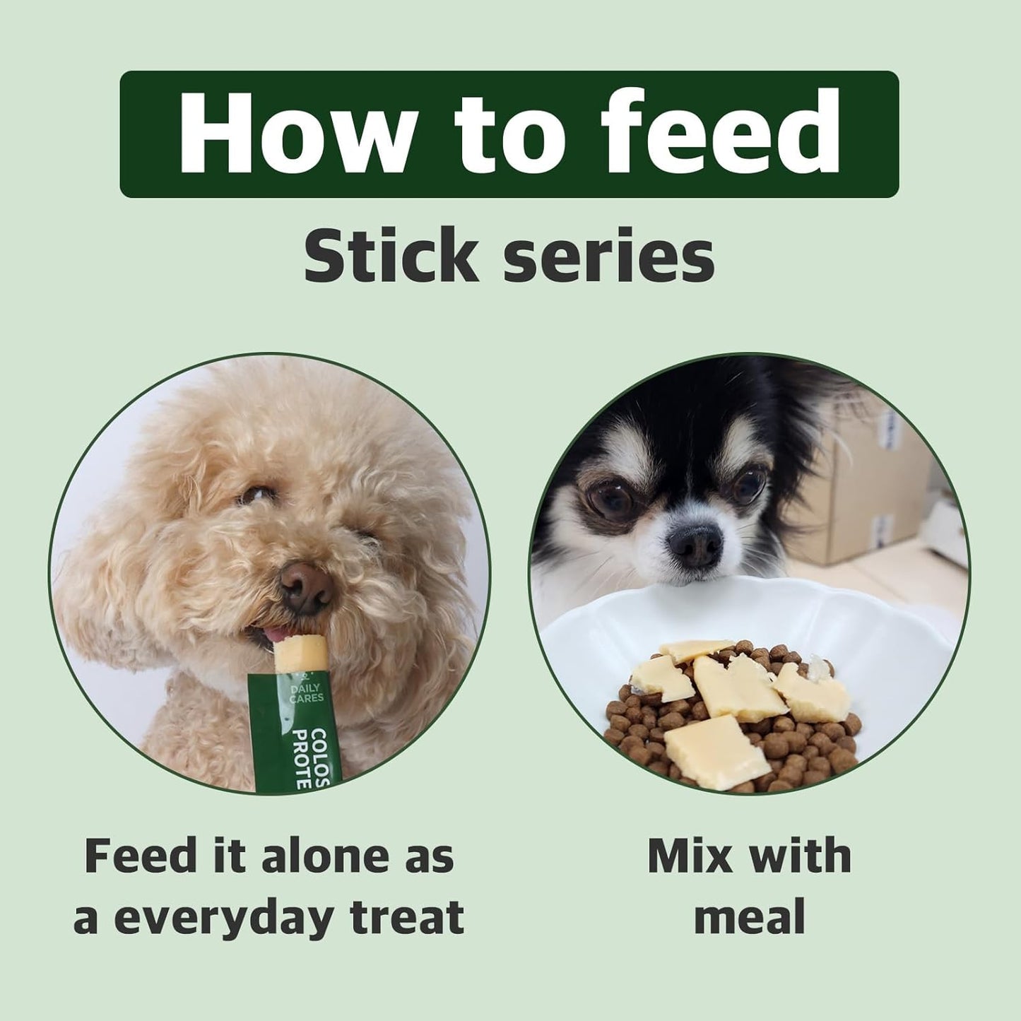 Colostrum Protein for Dogs and Puppies - Weight Gain and Immune System Support Supplement with Whey Protein and Goat Milk - 30 Tubes