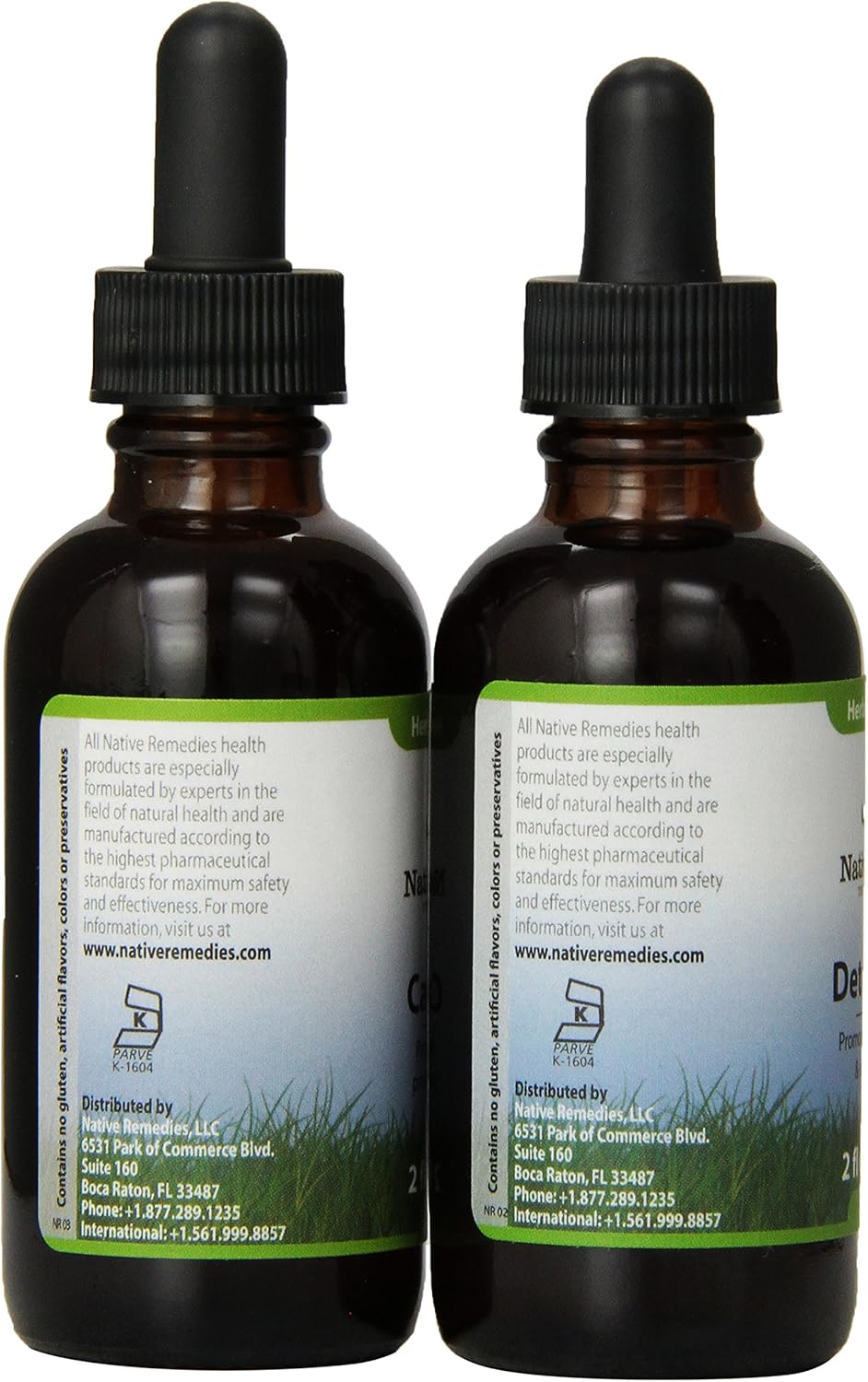 ComboPack of Native Remedies Candidate and Detox Drops for Natural Relief