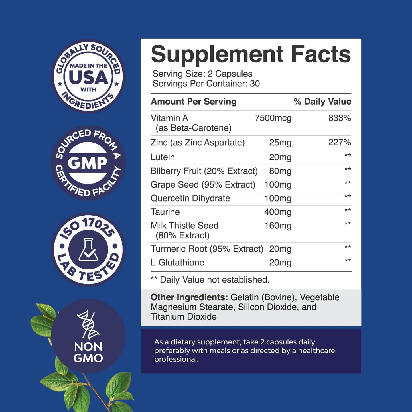 Complete Eye Health & Calcium Gummies Bundle for Adults: Vision, Bone Health & Immune Support - Natures Craft