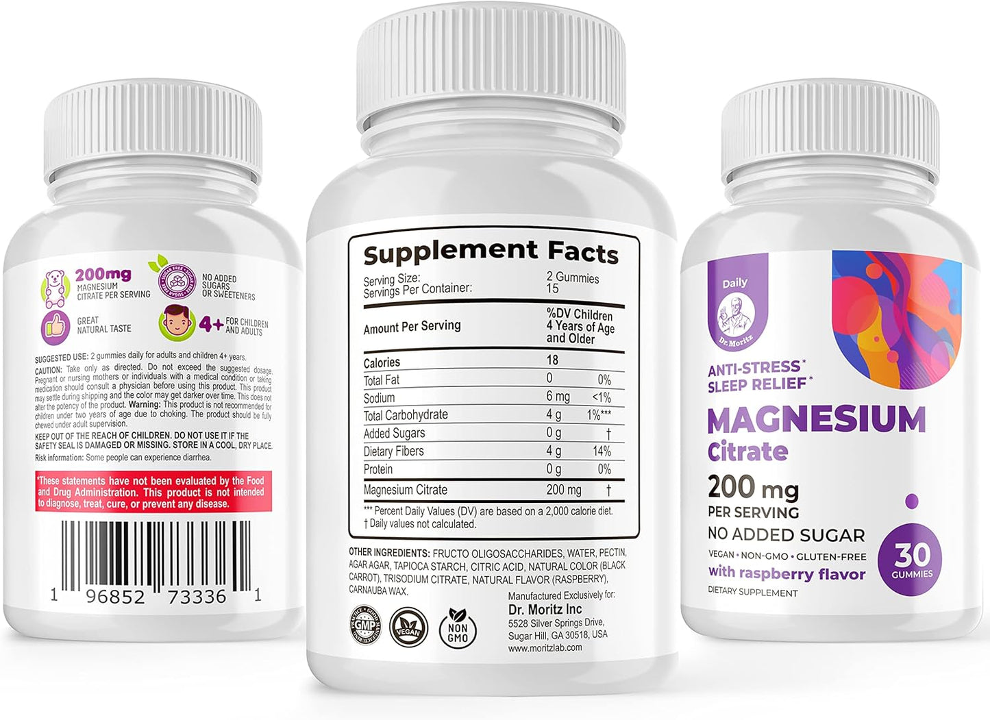 Complete Family Magnesium Supplement Pack by DR. MORITZ - Essential Mineral for Overall Health and Wellness