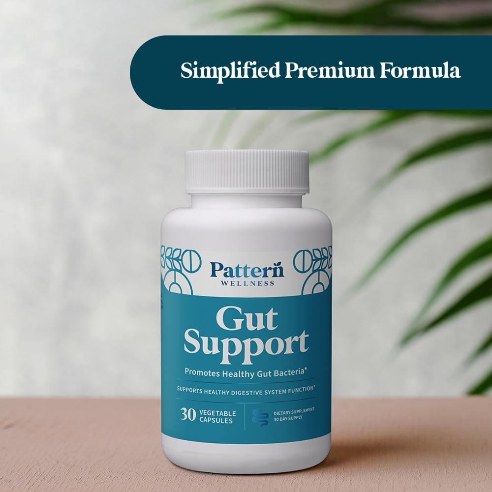 Complete Gut Support Supplement for Gut Repair & Digestive Health - Vegan Microbiome Boost - 30 Non-GMO Capsules - Lab Tested