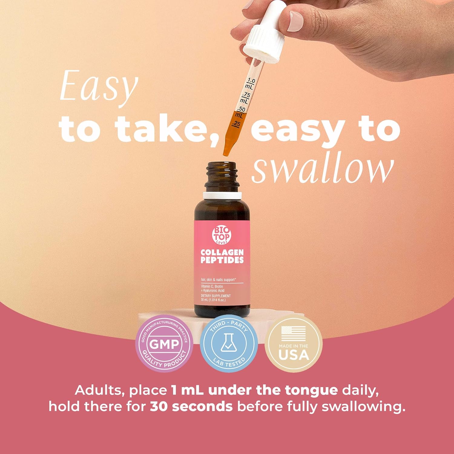 Complete Joint, Bone, Muscle, Hair, Skin, and Nail Health Bundle - Glucosamine, Chondroitin, Collagen, Biotin, Hyaluronic Acid, MSM, Vitamin C - BIOTOPLEVEL Best Combination