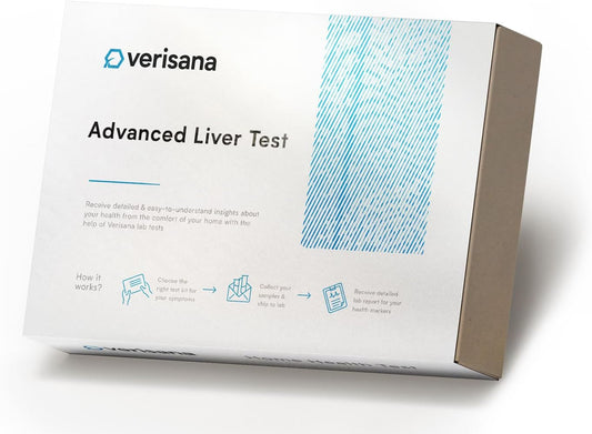 Comprehensive Liver Health Assessment Test - Easy Home Testing - CLIA-Certified Lab Analysis - Verisana