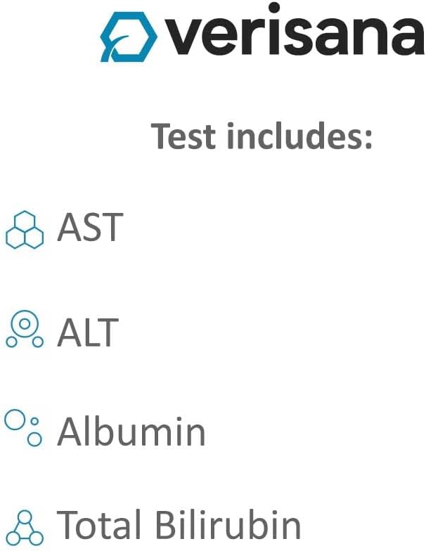 Comprehensive Liver Health Assessment Test - Easy Home Testing - CLIA-Certified Lab Analysis - Verisana