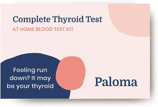 Comprehensive Paloma At-Home Thyroid Test Kit | Includes TSH, Free T3, Free T4, TPO Antibodies | Easy Finger Prick | Fast Results | Expert-Approved for Hypothyroidism