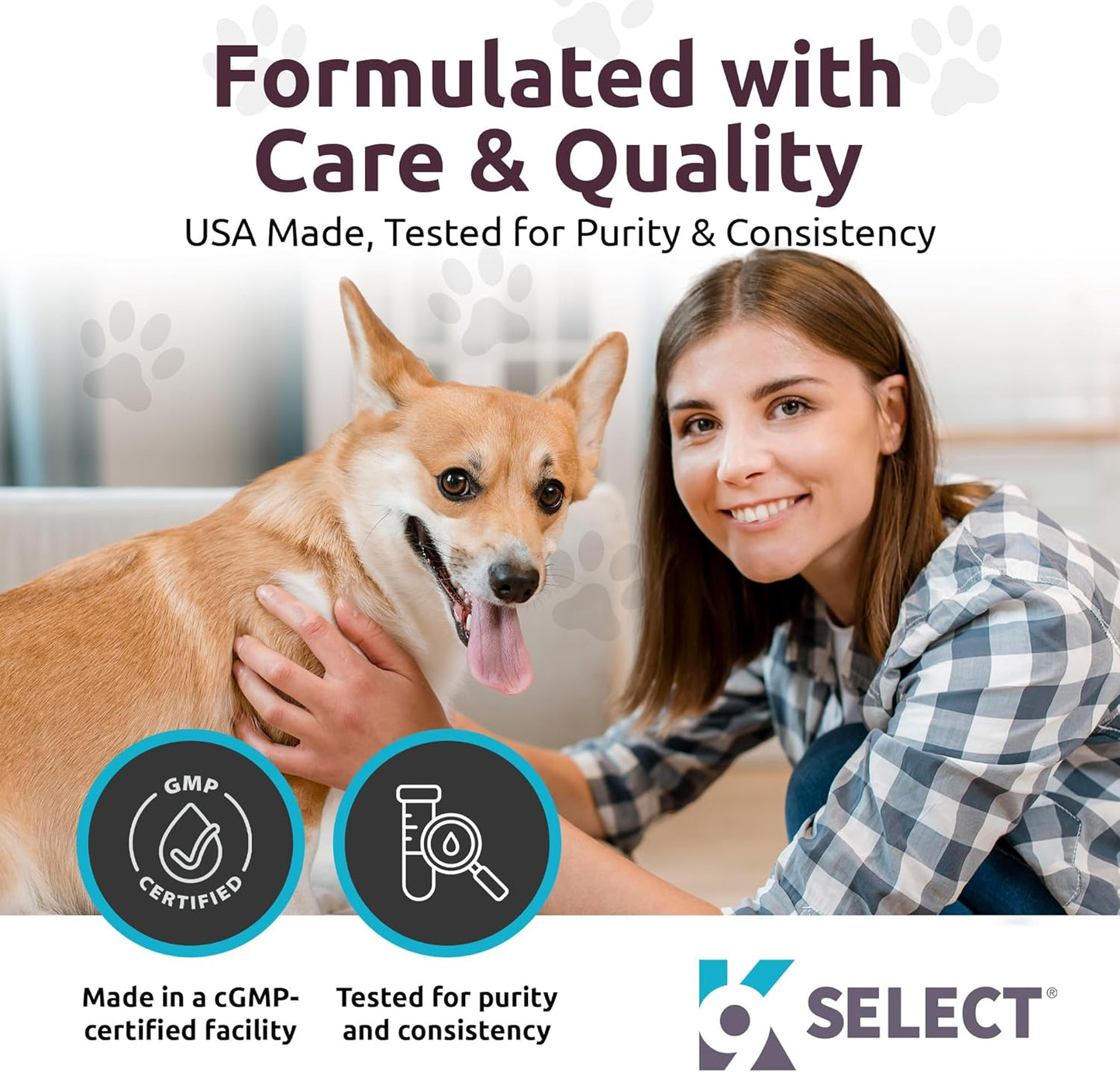 Concentrated Flaxseed Lignans for Dogs - 20mg, 90 Chewable Tablets, Peanut Butter Flavor - Promotes Healthy Coat