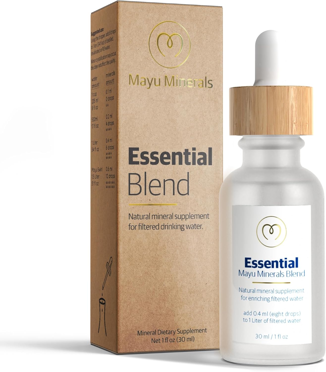 Concentrated Ionic Trace Mineral Drops with Magnesium, Sodium, and Essential Electrolytes for Immune Support and Alkaline Water (1 oz)