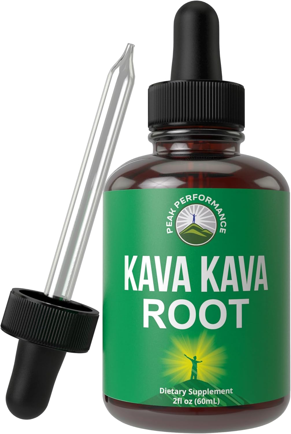 Concentrated Kava Kava Root Extract Liquid Drops - 1:3 Extraction Ratio for Relaxation & Sleep - Vegan & Gluten Free - USA Tested Tincture