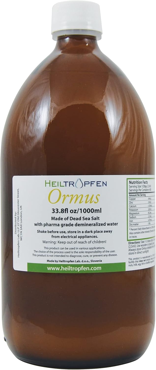 Concentrated Orme Ormus Liquid - 33.8 Fl Oz (1000 ml) | Atomic Minerals | Heiltropfen® Brand