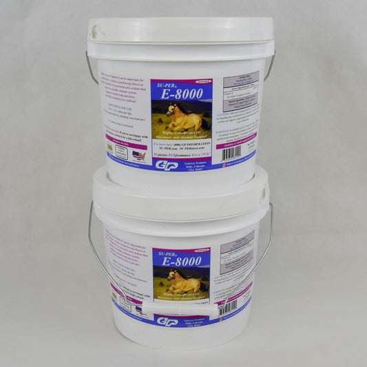 Concentrated Vitamin E Supplement for Performance Horses - SU-PER E 8000 Antioxidant - 4 Pounds (2 Pack)