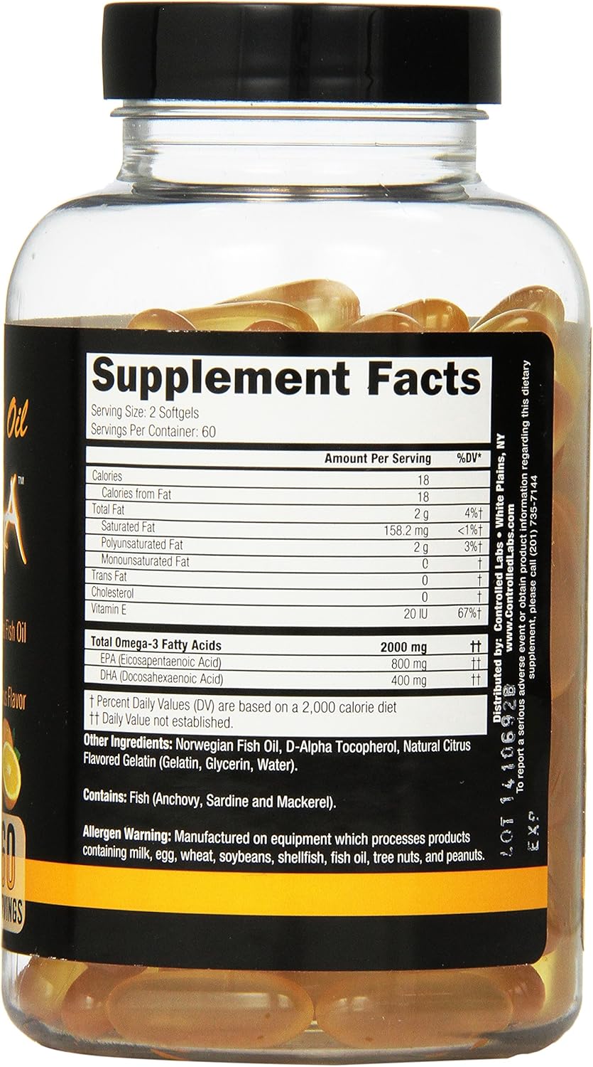 Controlled Labs Orange Triad, Oximega Fish Oil, and PROmore Protein Bundle - Chocolate Ice Cream Sundae Flavor