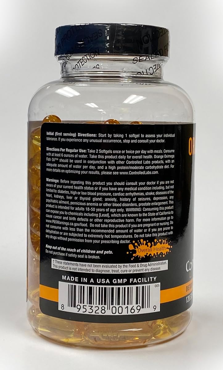 Controlled Labs Ultimate Health Bundle: Orange Triad, Health IQ, and Oximega Fish Oil - Muscle Building and Recovery Support for Men and Women