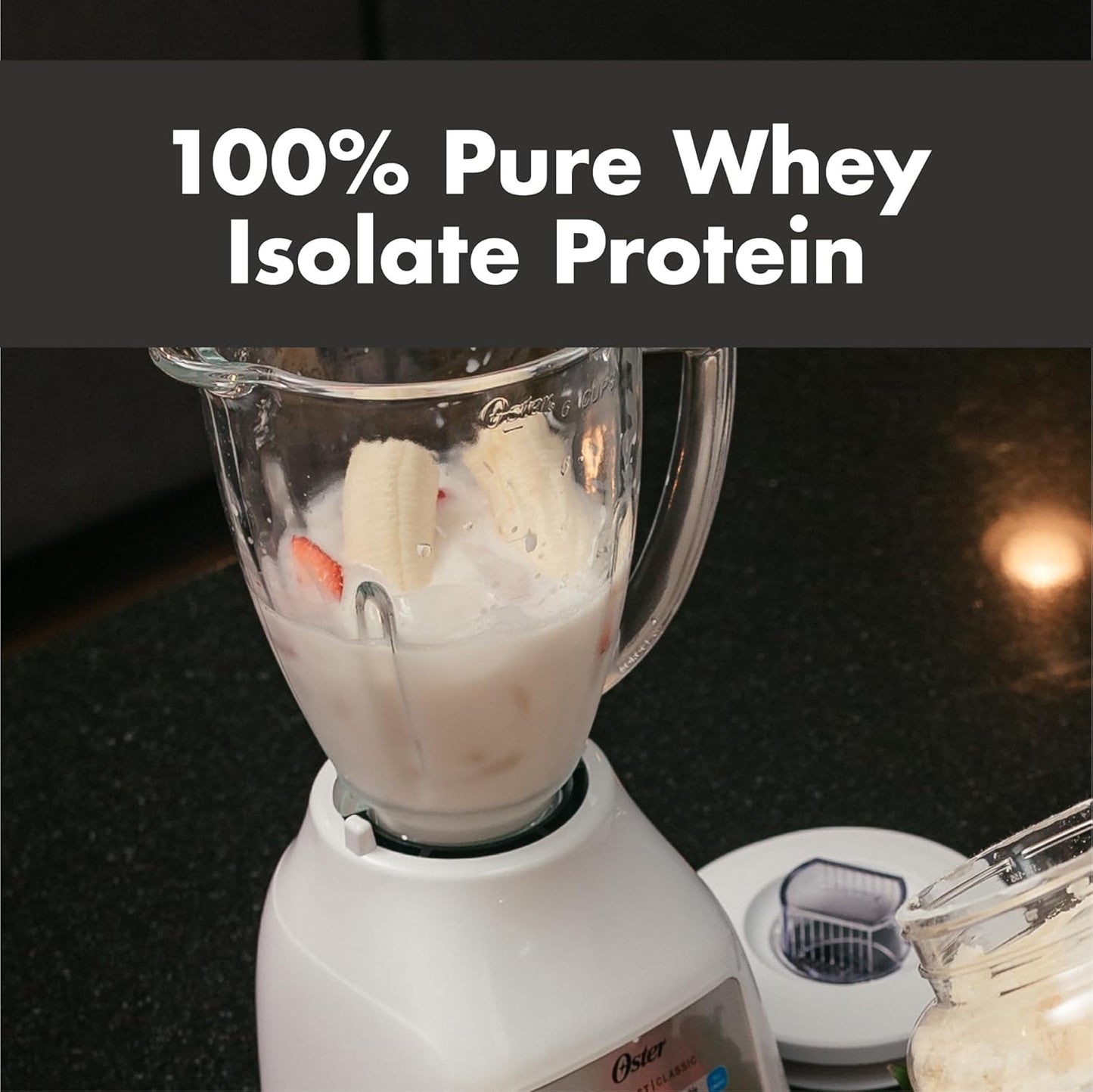 Cookies & Cream Whey Isolate Protein Powder - 100% Pure IsolateOne by NutraOne (28 Servings)
