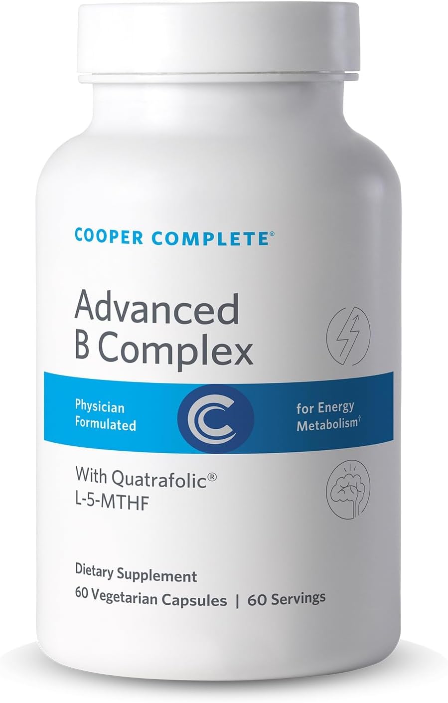 Cooper Complete Advanced B Complex - 60 Vegetarian Capsules, 60 Servings