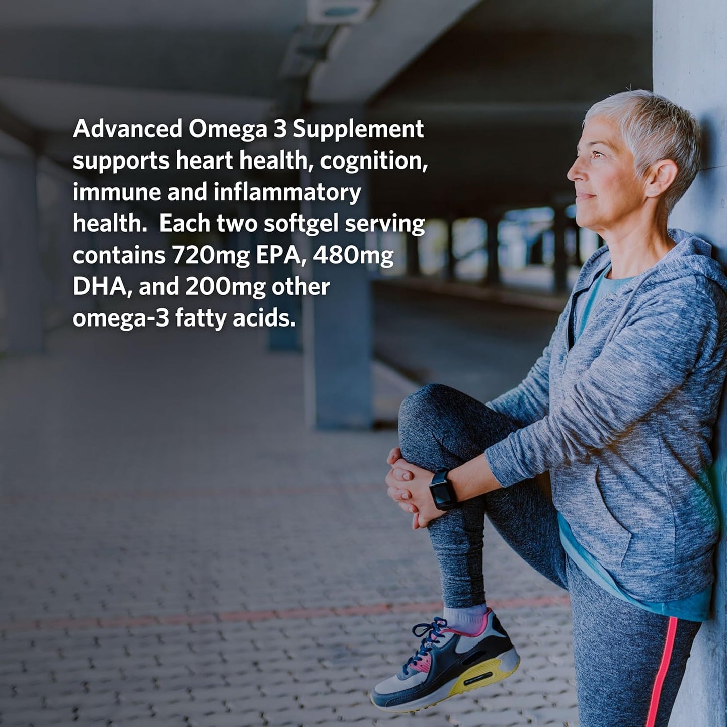 Cooper Complete Advanced Omega-3 Fish Oil Supplement, 1400 mg EPA + DHA, 60 Softgels x 2 Bottles.