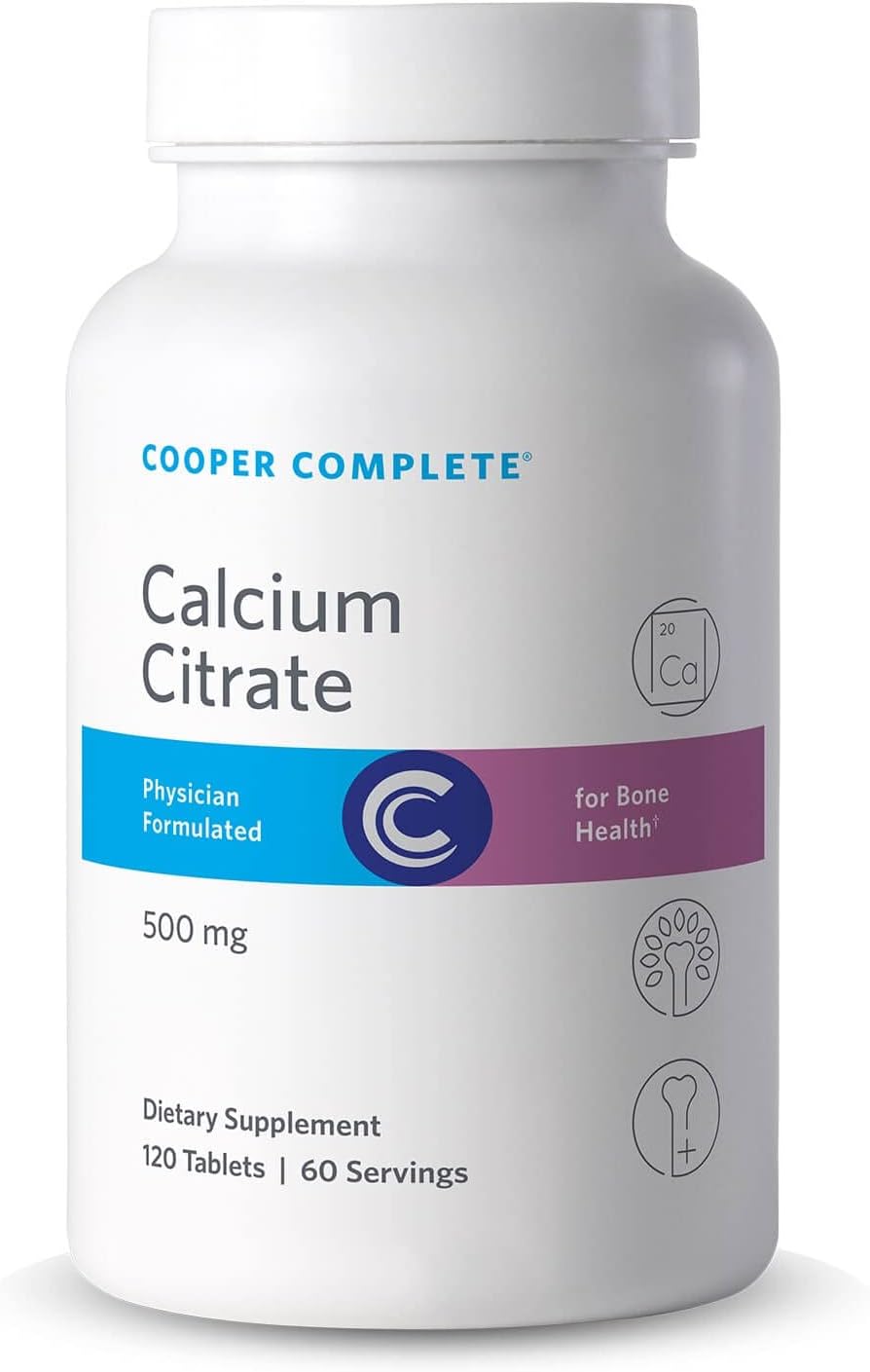 Cooper Complete Calcium Citrate Supplement 500mg 120 Tablets Pack - Single Pack
