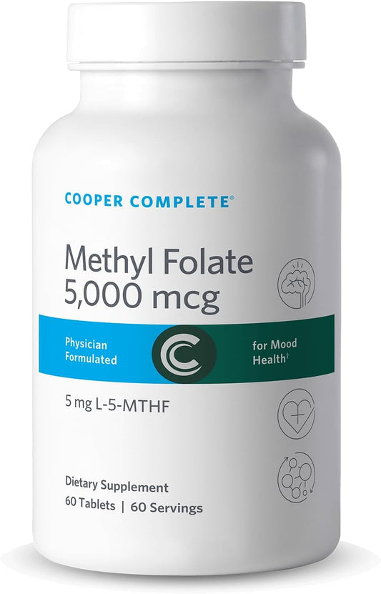 Cooper Complete Methyl Folate 5 mg (5000 mcg) - Single Pack for Optimal Health