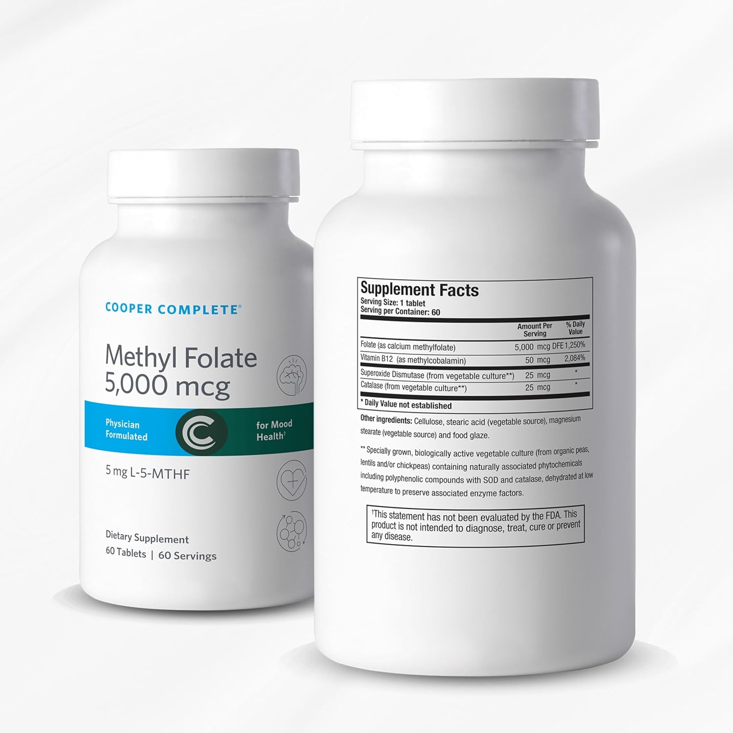 Cooper Complete Methyl Folate 5 mg (5000 mcg) - Single Pack for Optimal Health