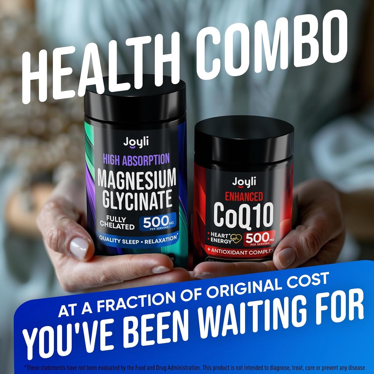 CoQ10 Magnesium Glycinate Supplement for Sleep and Heart Health - 320 Softgels for Kids and Adults - Ashwagandha Coenzyme Q10 Formula