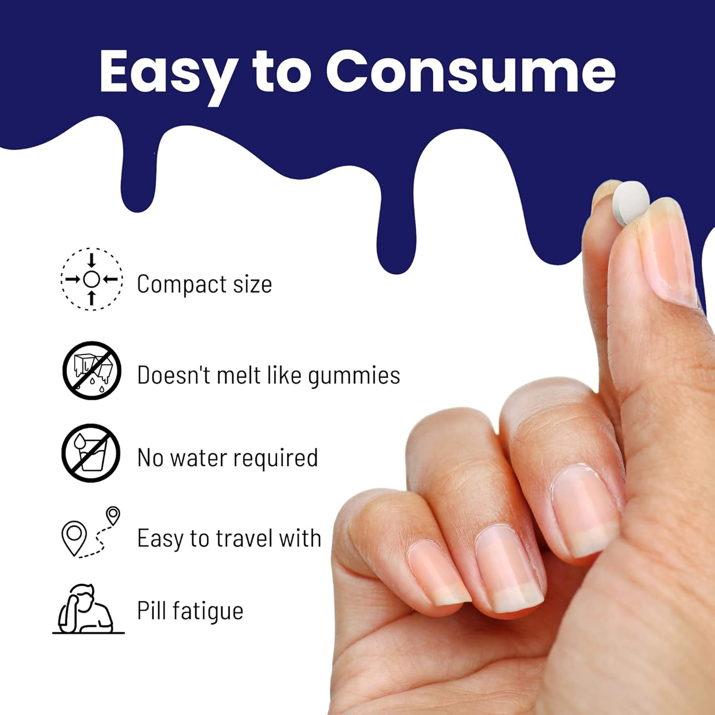 CoQ10 Nutra Meltz 100mg Tablets for Heart Health & Energy - Raspberry Lemon Flavor (60ct)